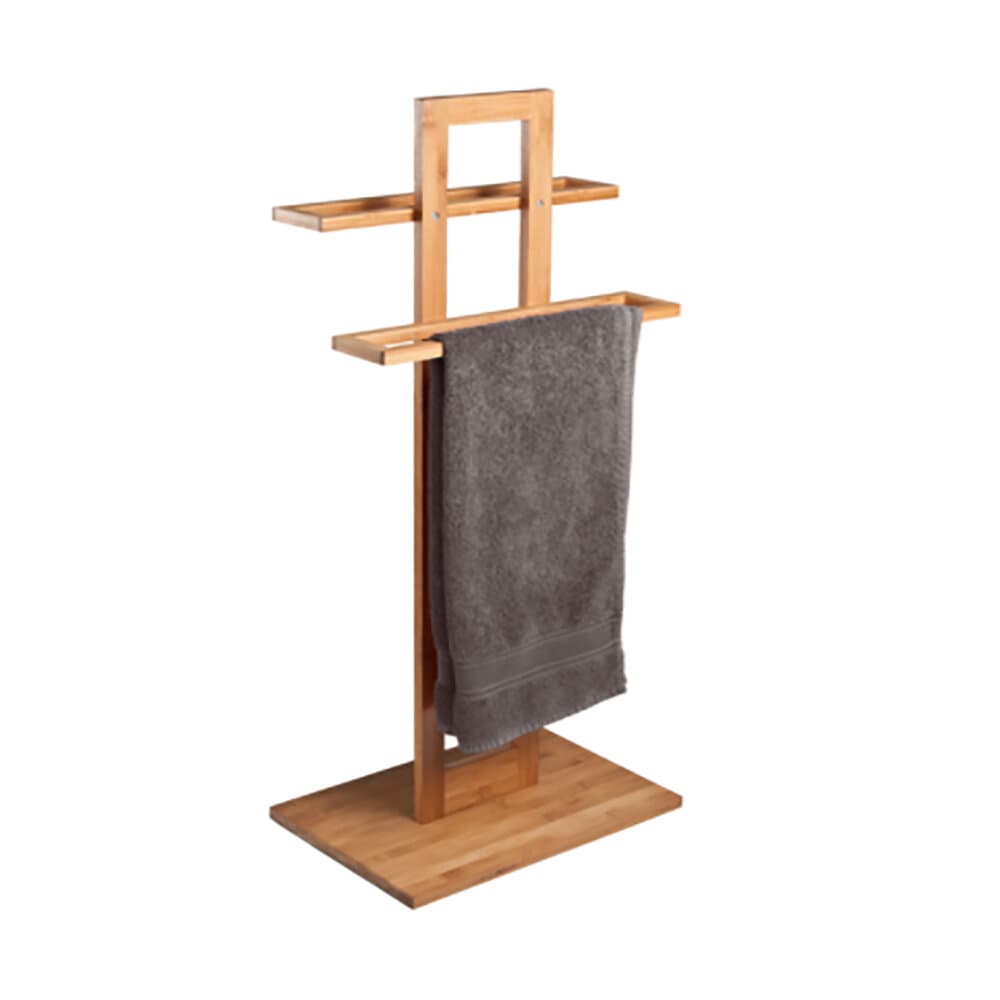 Bamboo Towel Holder 37X25X85Cm 5