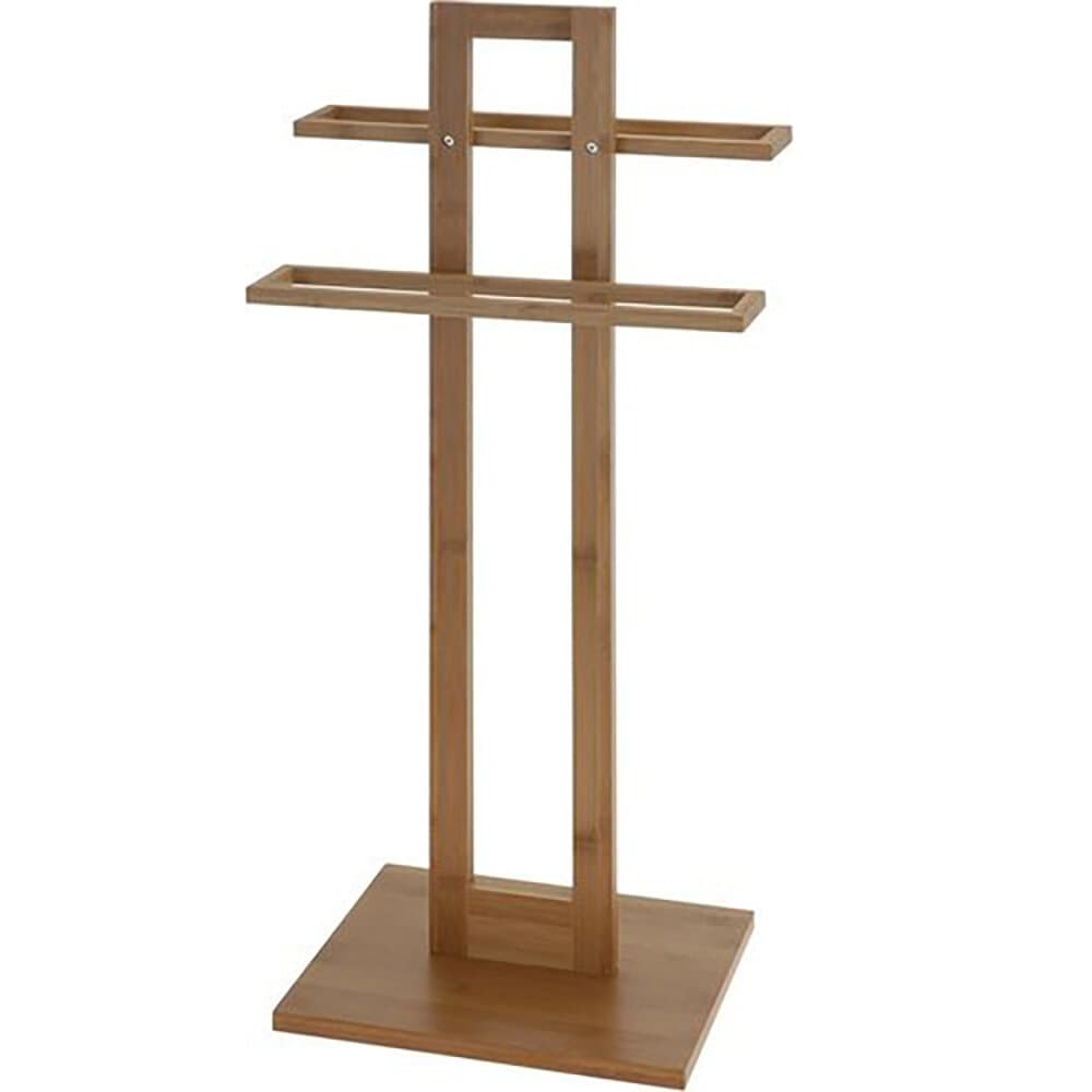 Bamboo Towel Holder 37X25X85Cm 2
