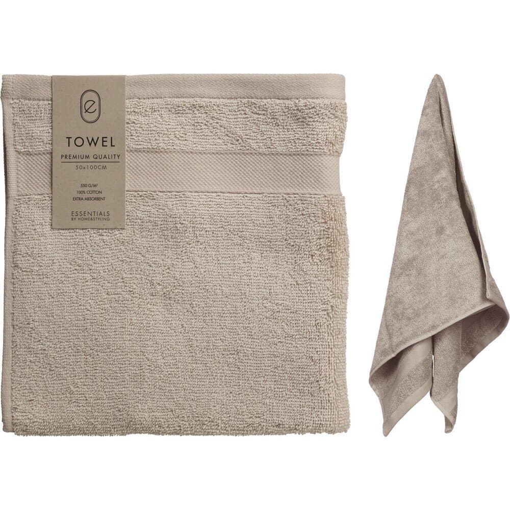 Towel 50X100Cm Sand