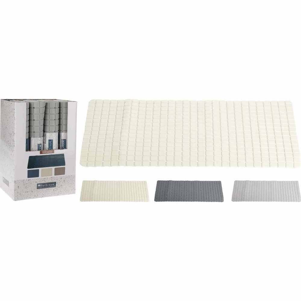 Shower Mat Tpe 69X39Cm 3Ass Cl