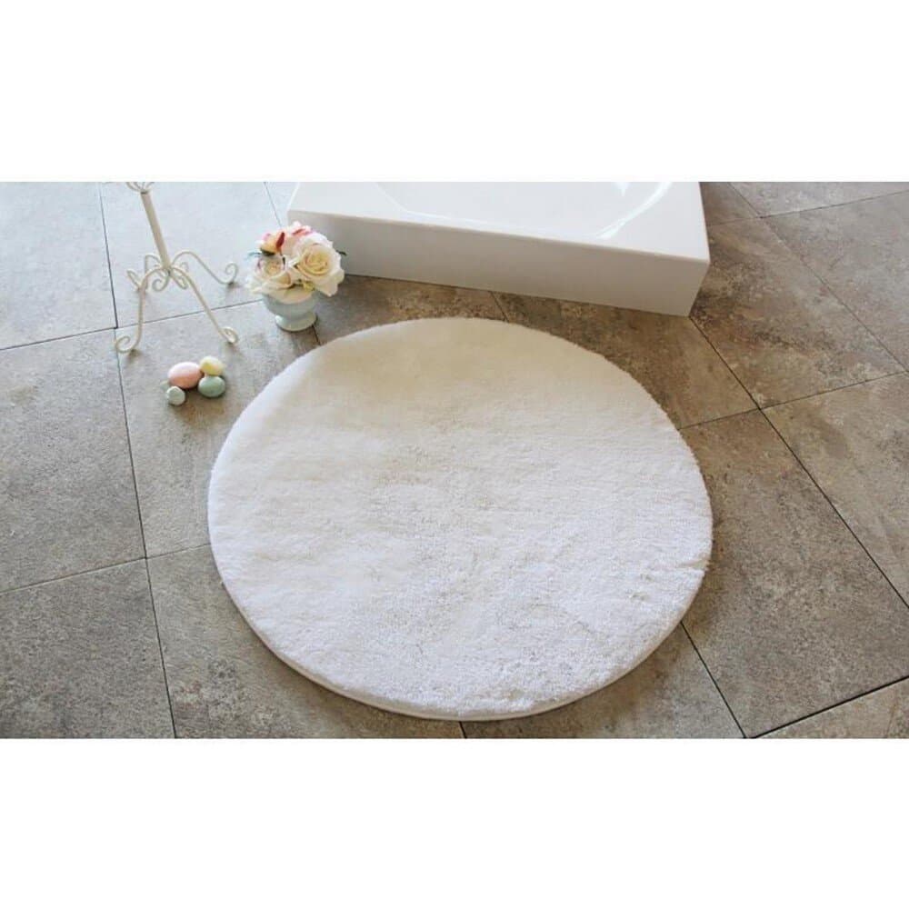 Ecru Round Mat
