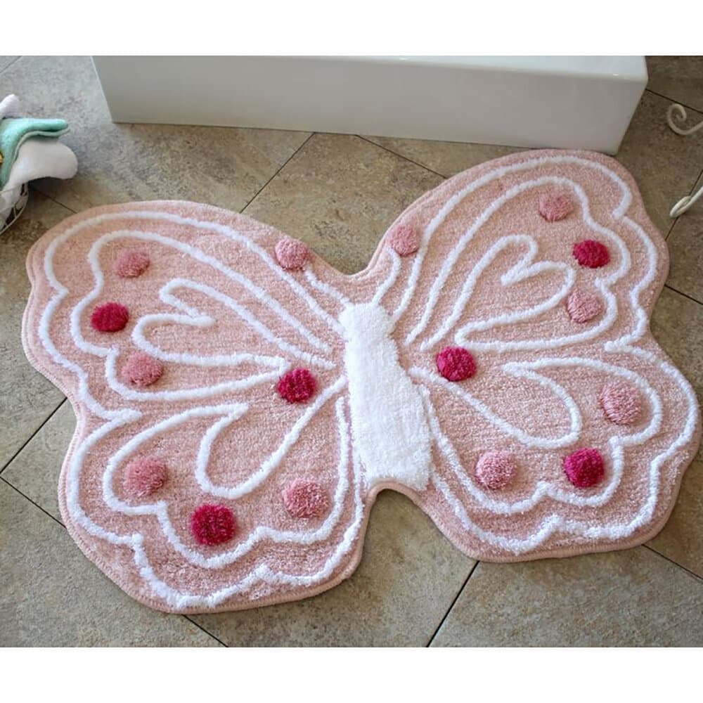 Kelebek Pink Door Mat
