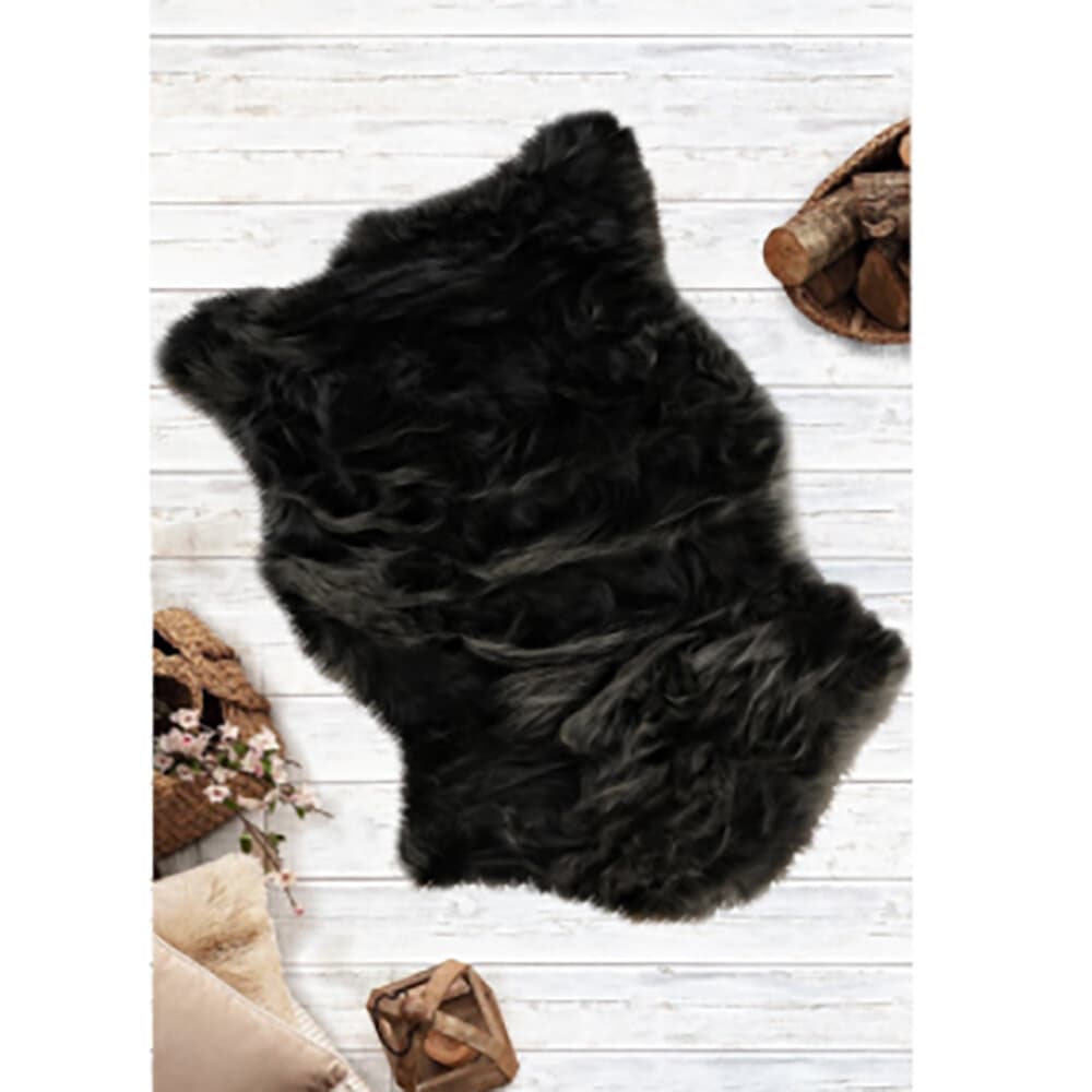 Plush Black 60X90Cm Mat
