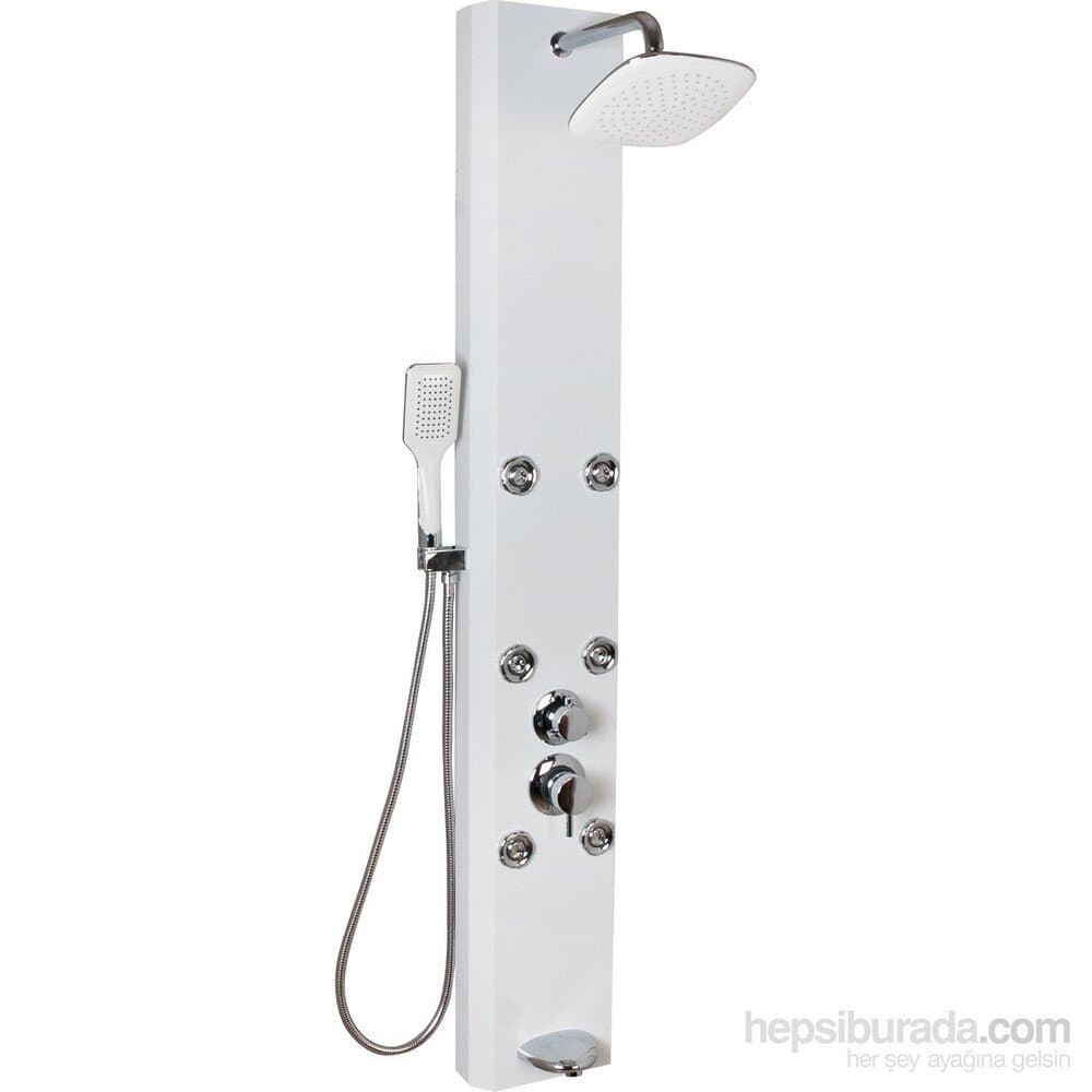 Hydromassage Shower System -Composite White