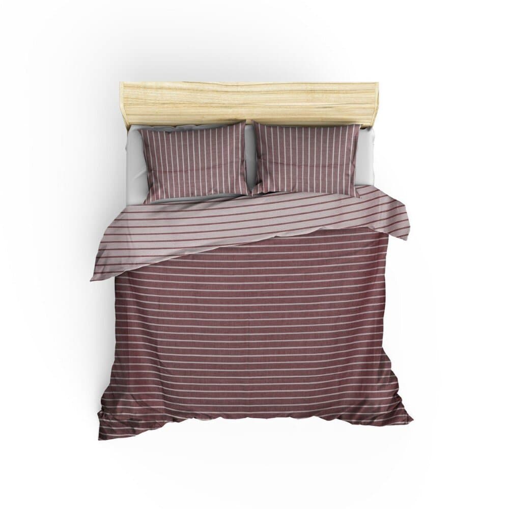 Bamboo - Claret Red Bamboo Double Quilt Cover Set 200*220CM