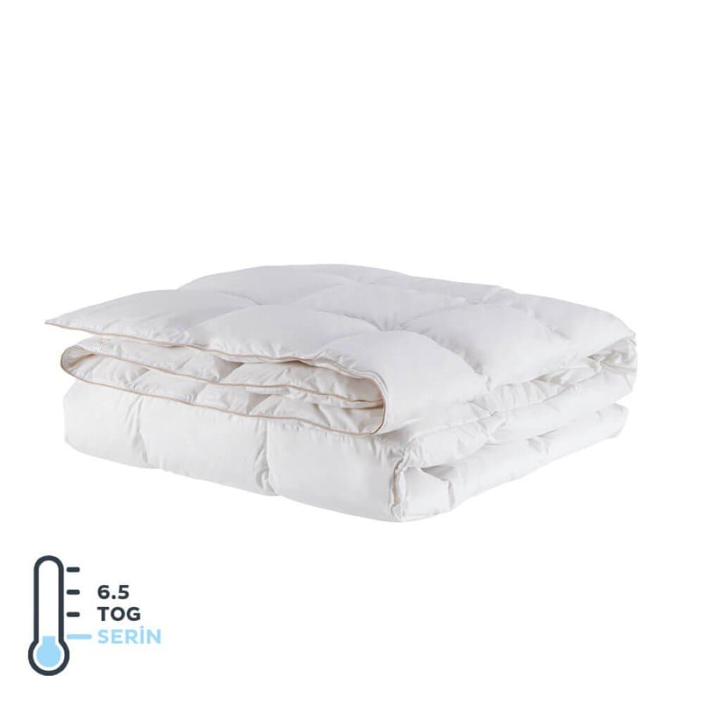 Penelope Dove 6,5 Tog Goose Down Duvet Single 155*215 Cm 4