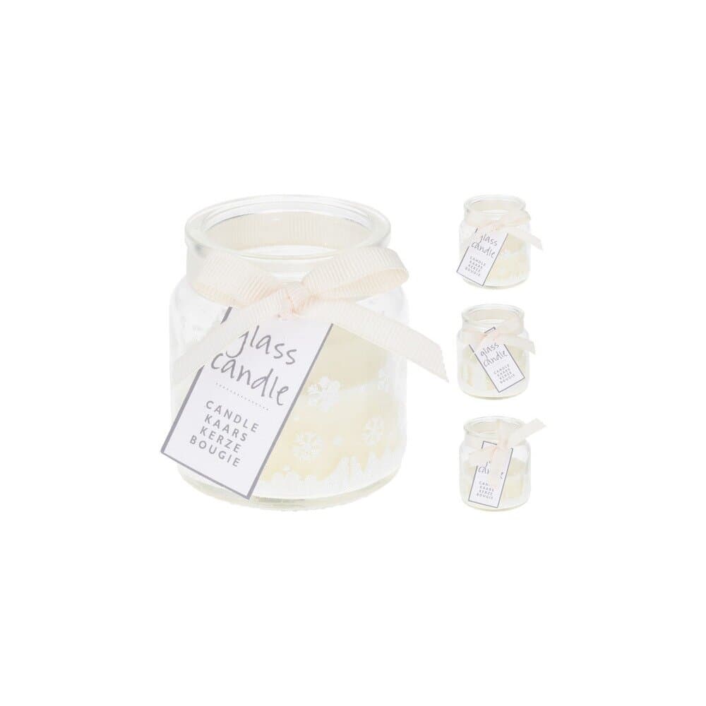 Candle In Glass 65Mm 2Ass