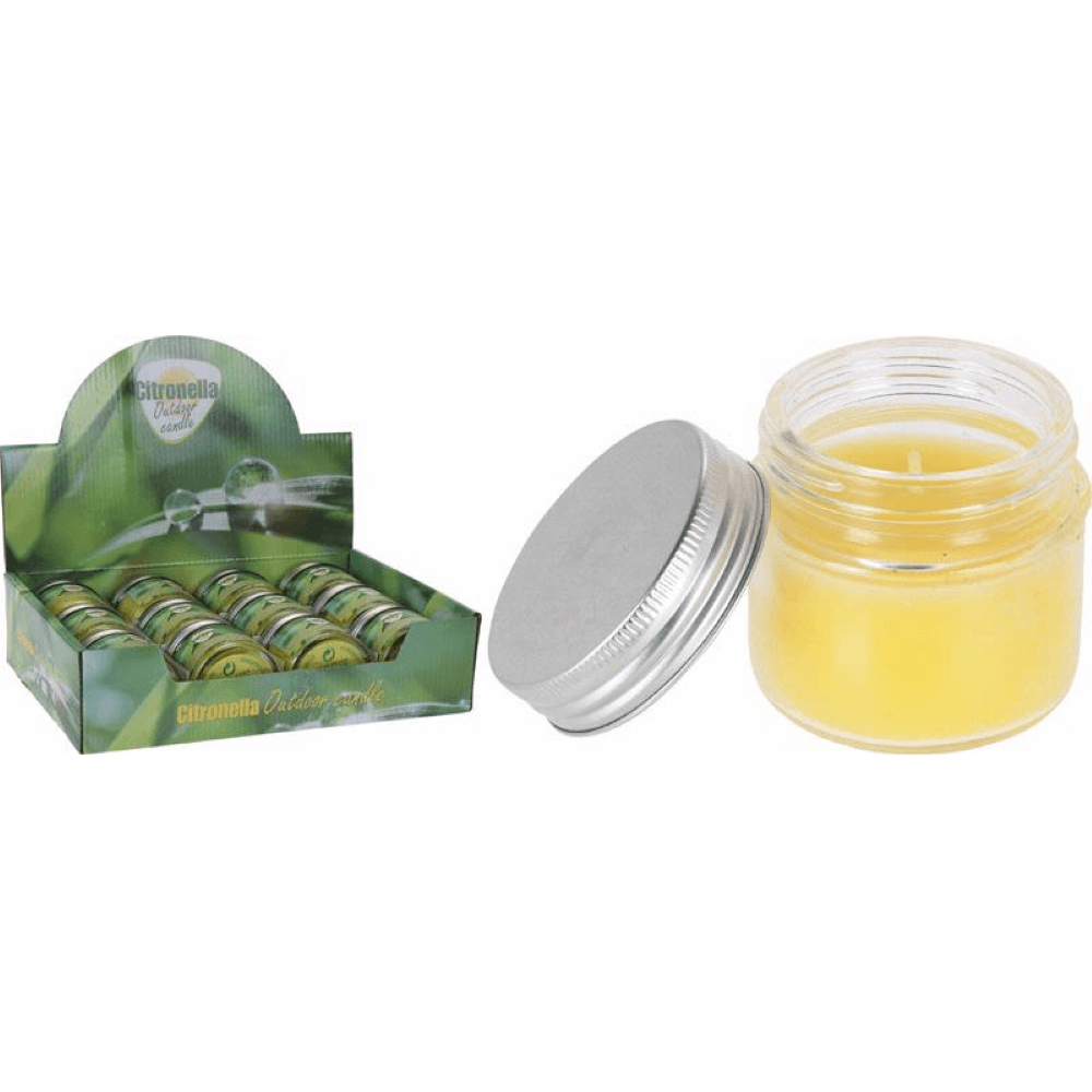 Cıtronella Candle-Lemon Balm Glass Jar 2