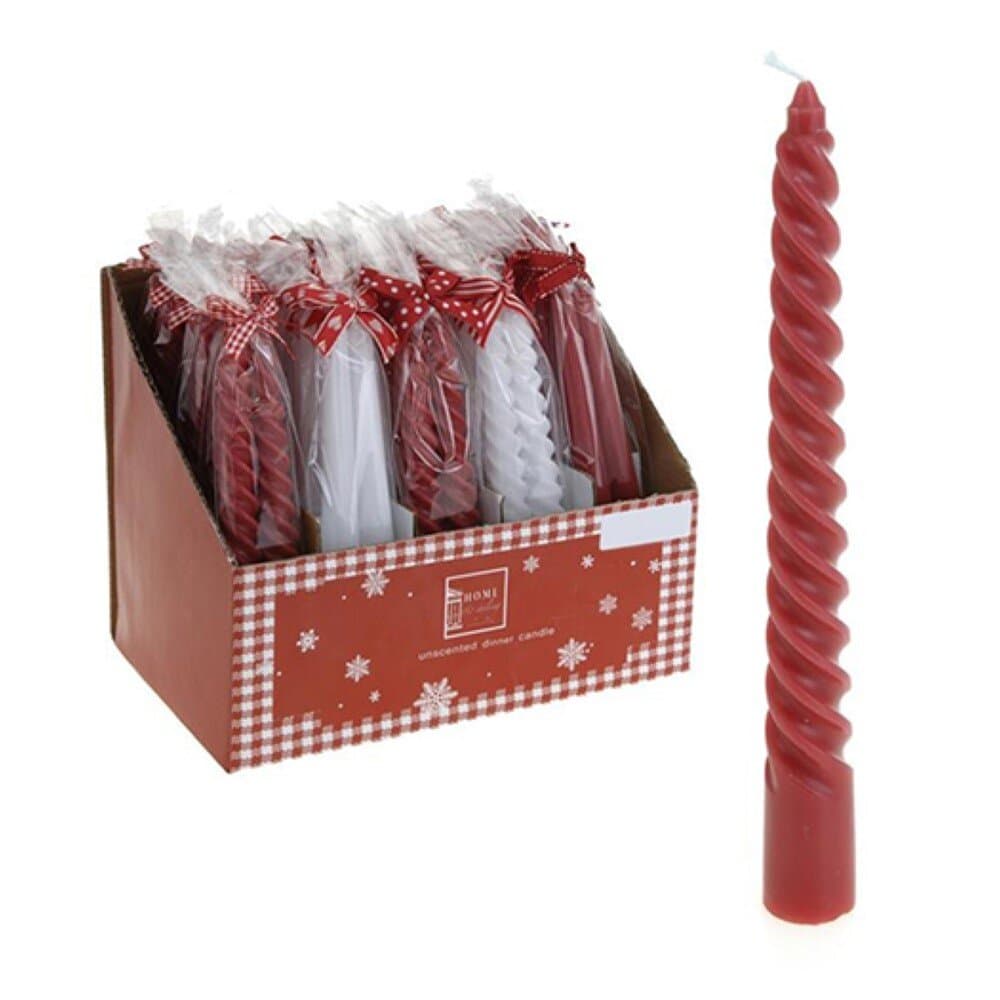 Dınner Candle Set 2Pcs 4Ass