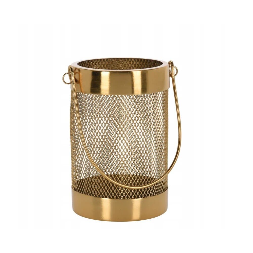 Lantern Metal Mesh Gold Clr