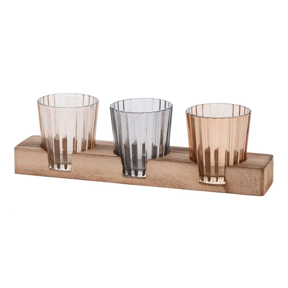 Tealıght Holder 3Pcs Glass