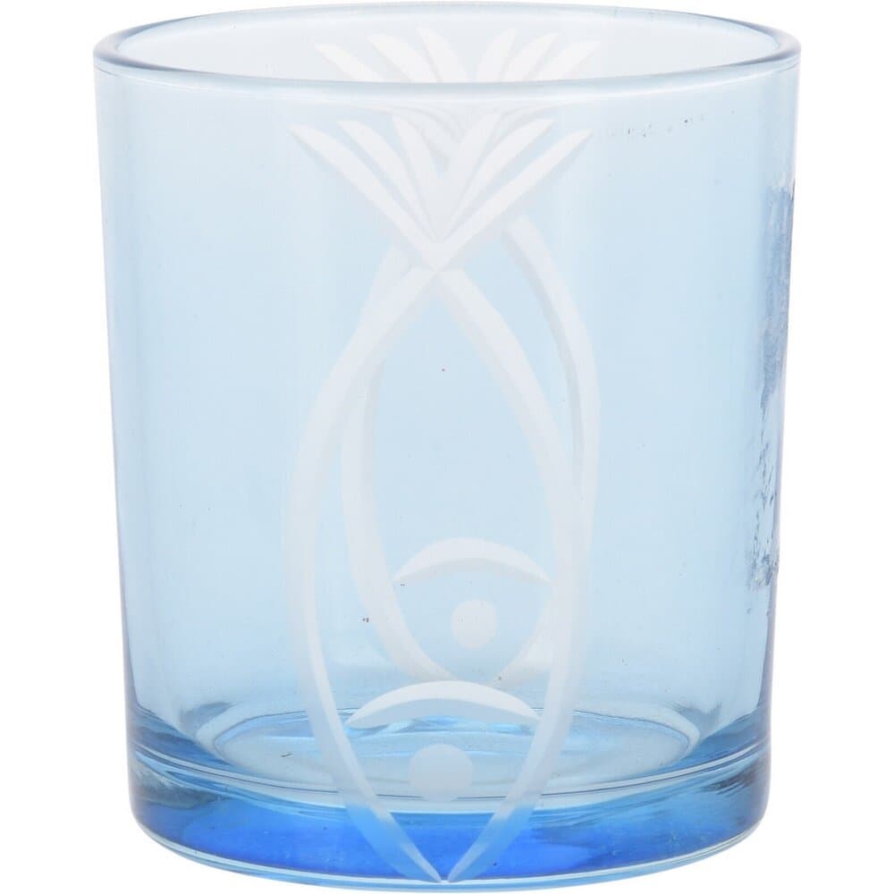 Tealıght Holder Glass Carved 4