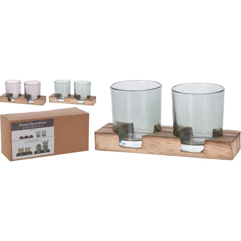 Tealıght Holder Set 2 Glasses
