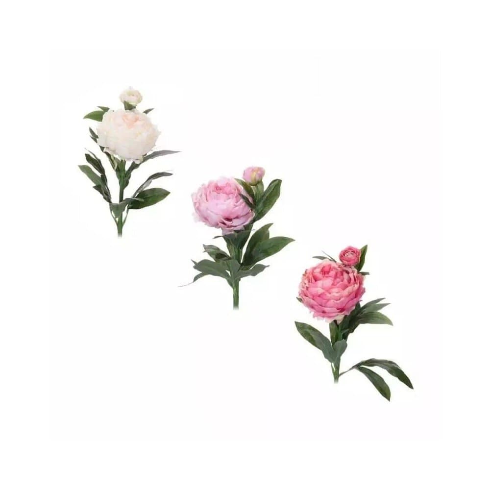 Artıfıcıal Peony 60Cm 3Ass 7