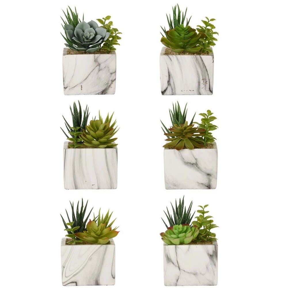 Artıfıcıal Plant In Square Pot 2