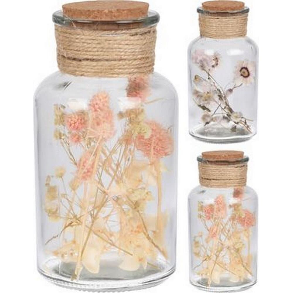 Flower In Bottle 13Cm 2Ass