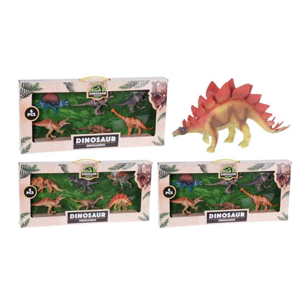 Dınosaur 15Cm Set Of 6 Pcs 2 Ass 2