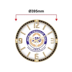 Galaxy Premium Number Round Decorative Wall Clock 39.5Cm — photo 2