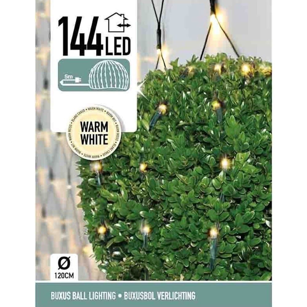Buxus Ball Net 144 Led Lıghts Warm Whıte