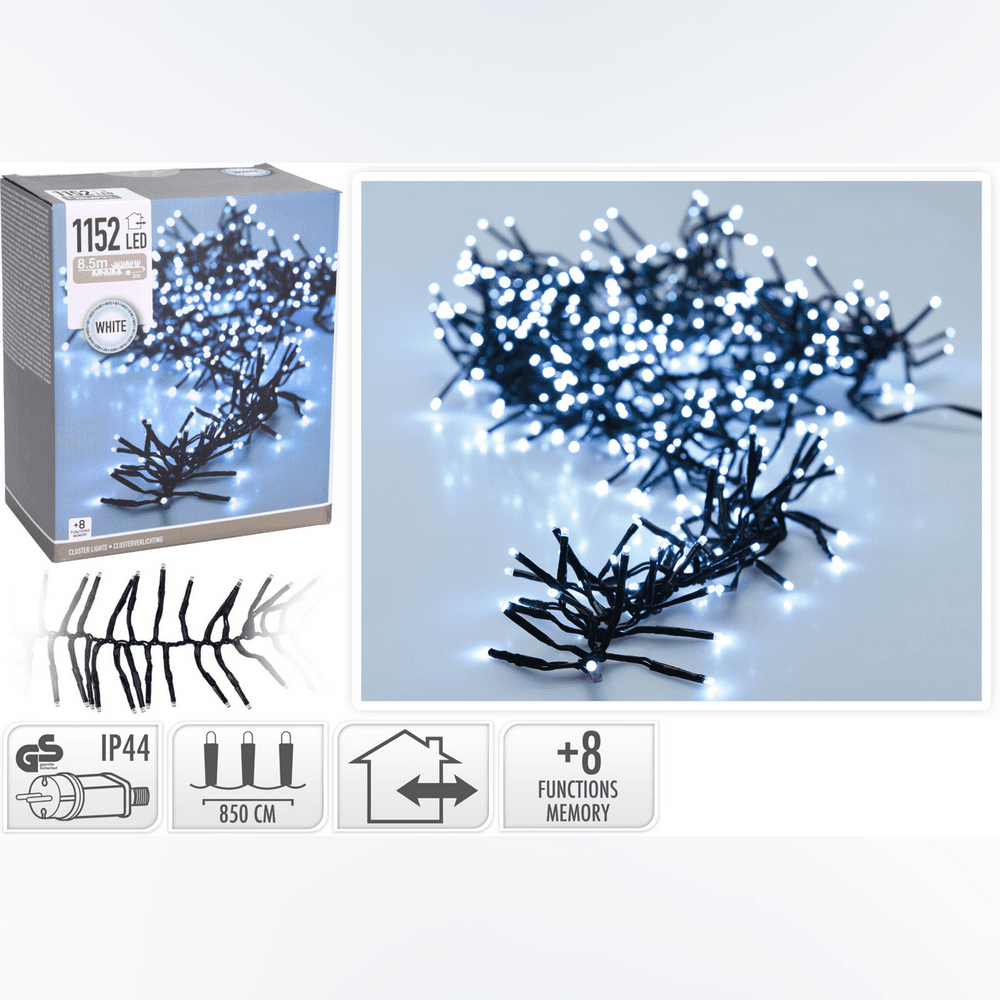 Cluster Lights 1152Led Lights White
