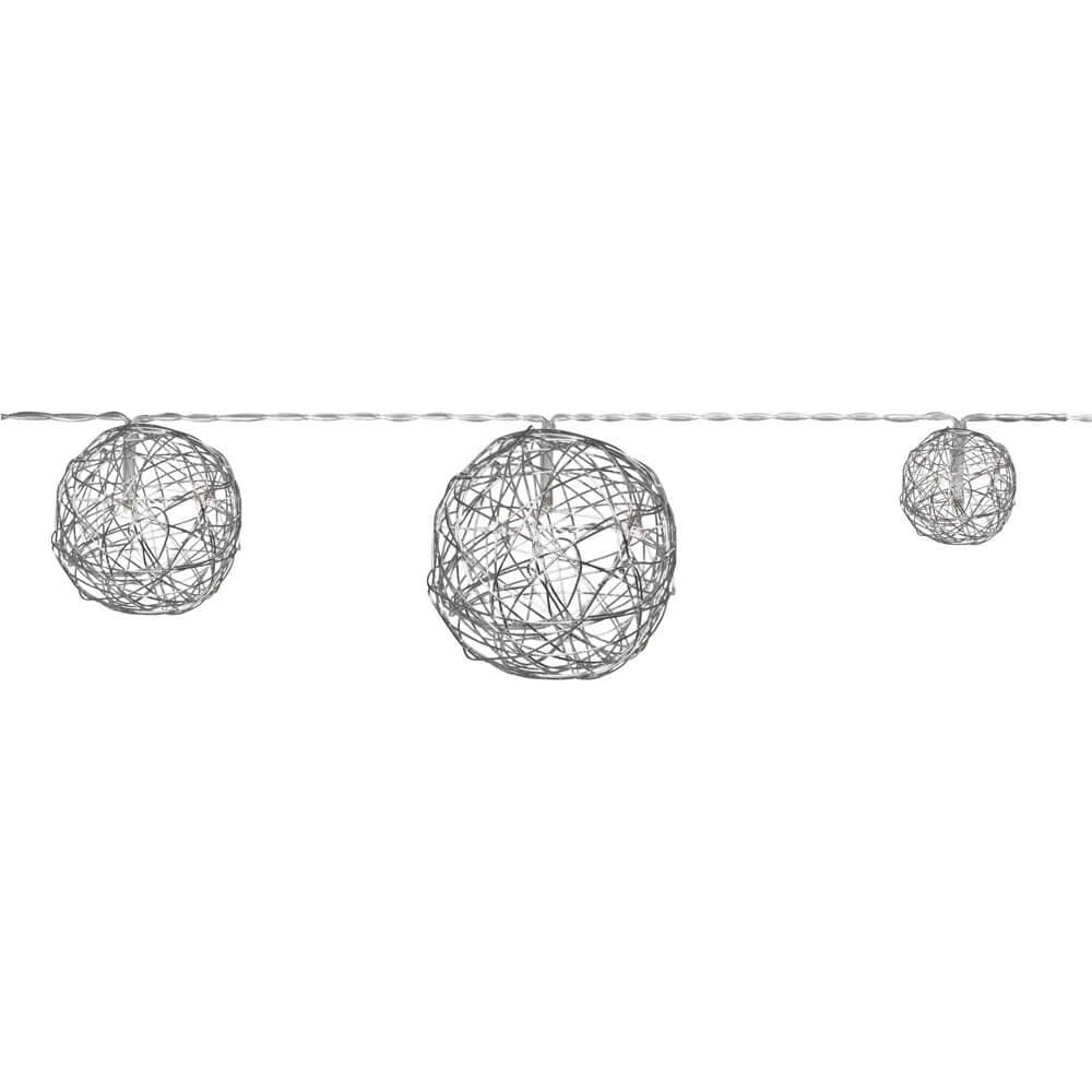 Garland 90Cm 8Led Lıghts Sılver Clr