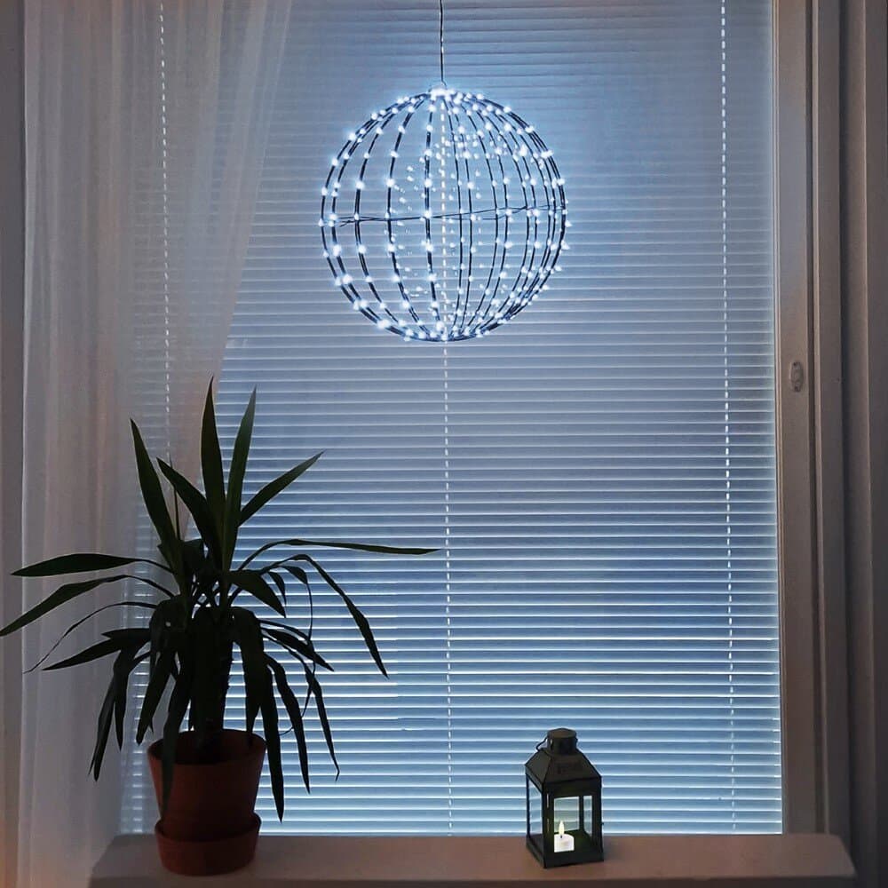 Led Ball 40 Cm - 240 Leds - White Light 4