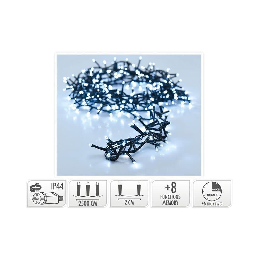Mıcro Cluster 1250 Led Lıghts Whıte 2