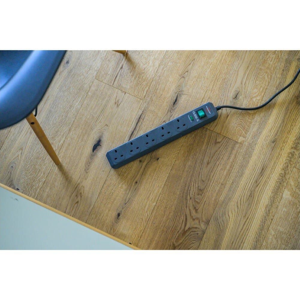 Extension Lead 5 Way With Surge Protection 2M 2