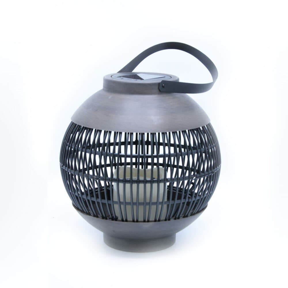 Solar Lantern Abs And Rattan 2