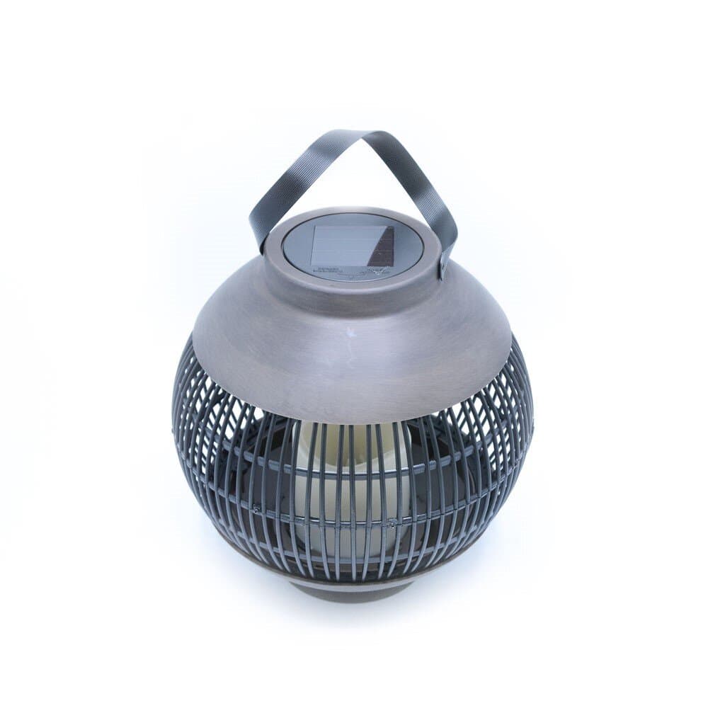 Solar Lantern Abs And Rattan