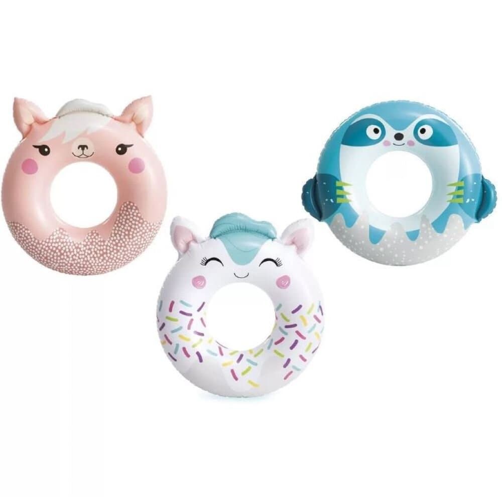 Intex Cute Animal Inflatable Swim Rings - Assortment