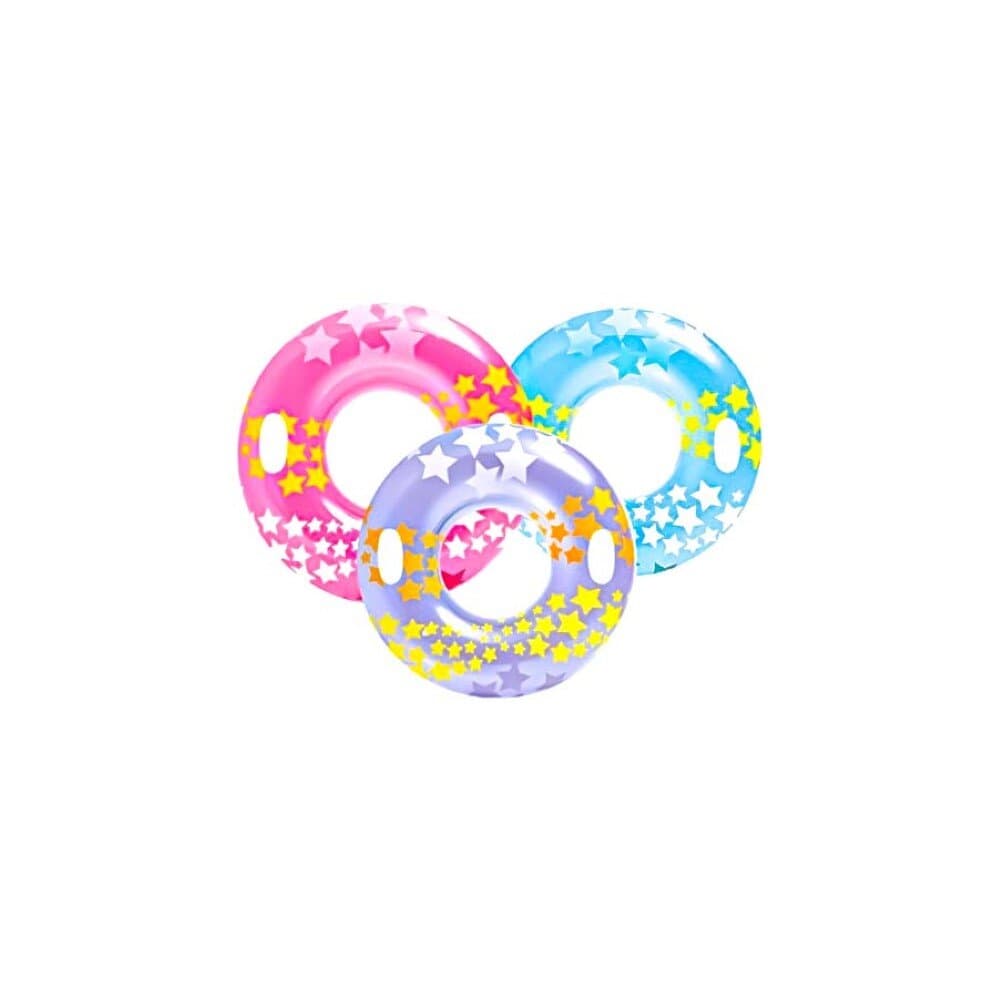 Swirly Whirly Inflatable Pool Swim Tubes - Assortment 3