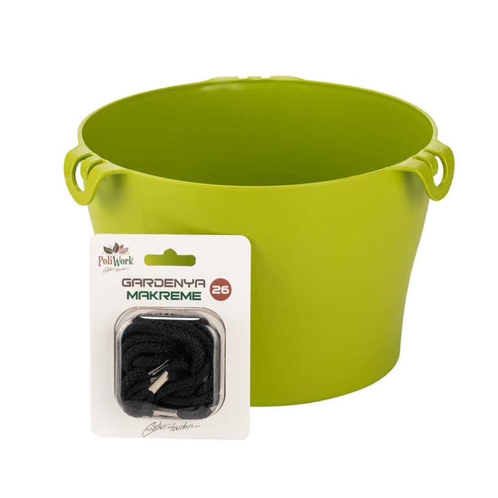 Gardenya Makreme Flower Pot 26 Green 3