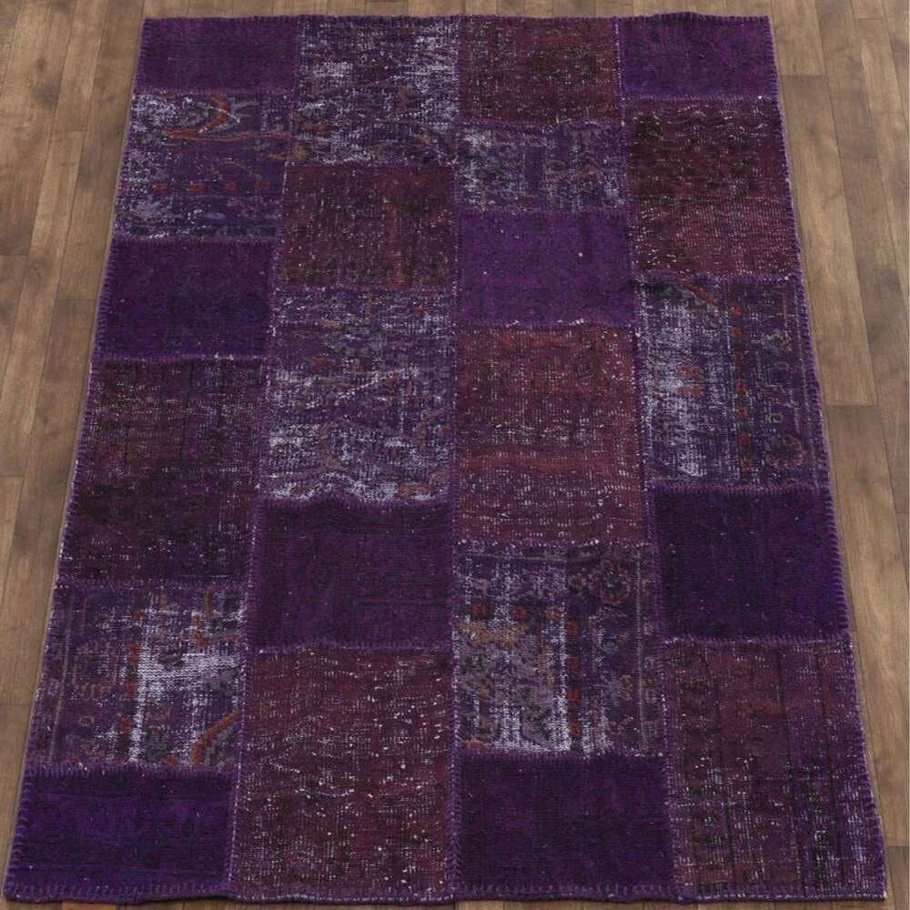 Liviadora Patchwork Carpet 120*180 Purple 2