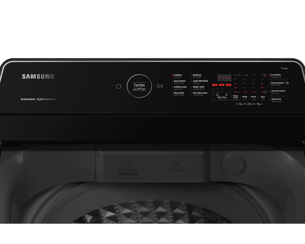 SAMSUNG WA13CG5441BY Top Loader Washing Machine 13Kg Grey 6