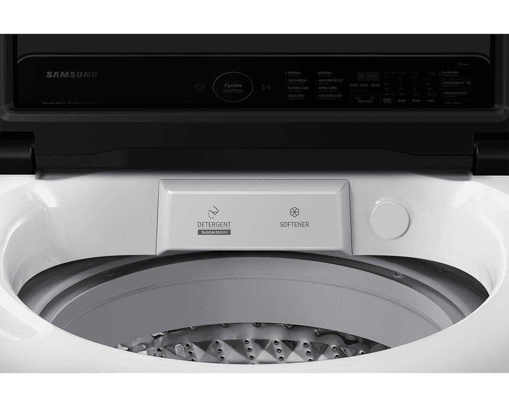 SAMSUNG WA15CG5441BW Top Loader Washing Machine 15Kg White 5