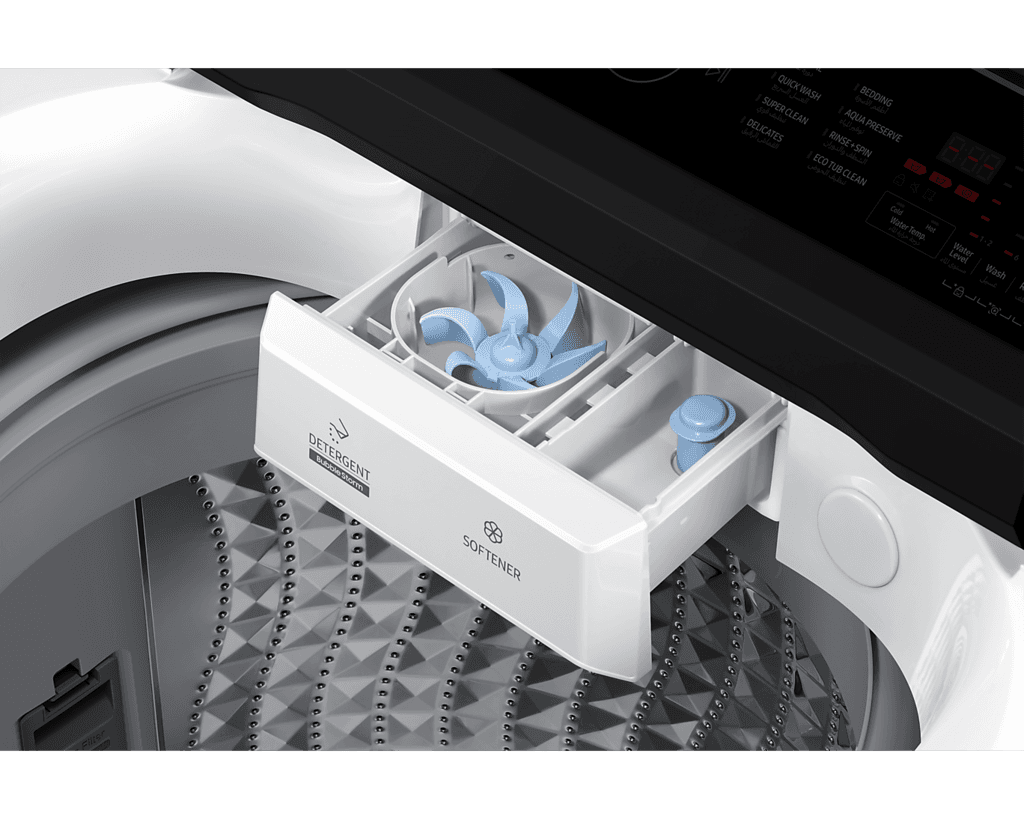 SAMSUNG WA15CG5441BW Top Loader Washing Machine 15Kg White 7