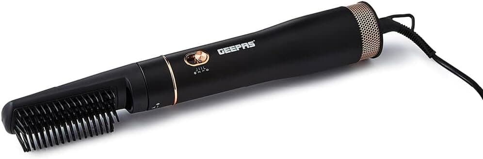 Geepas 3-in-1 Hair Styler Hot Air Brush 1100W - GH86064 (Black)