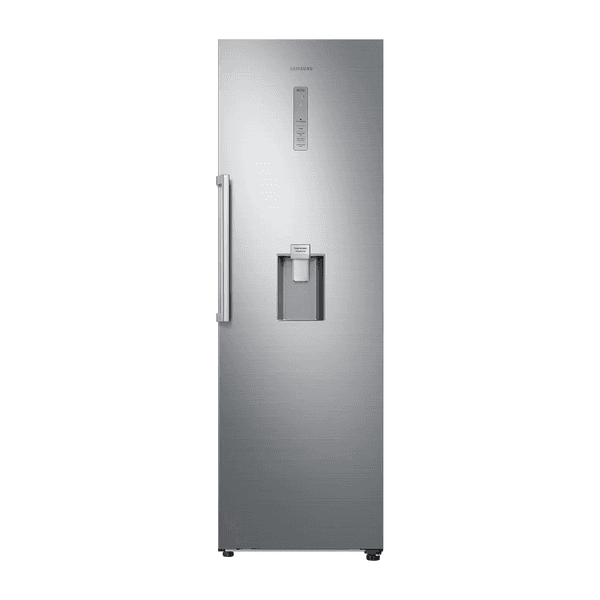SAMSUNG RR39M73107F Upright 1-Door Refrigerator Water Dispenser, 375L, Silver