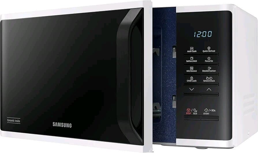SAMSUNG MS23K3513A Solo Microwave Oven 23L White 4