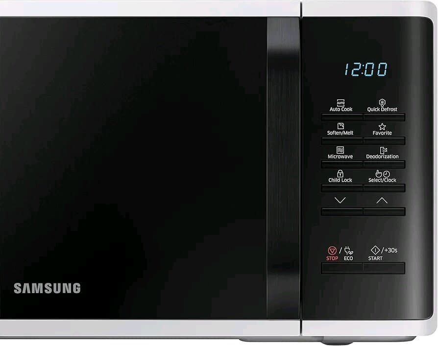 SAMSUNG MS23K3513A Solo Microwave Oven 23L White 5
