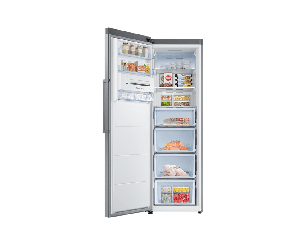 SAMSUNG RZ32M71107F Freezer 1 Door With No Frost Refined Steel 315L Silver 4