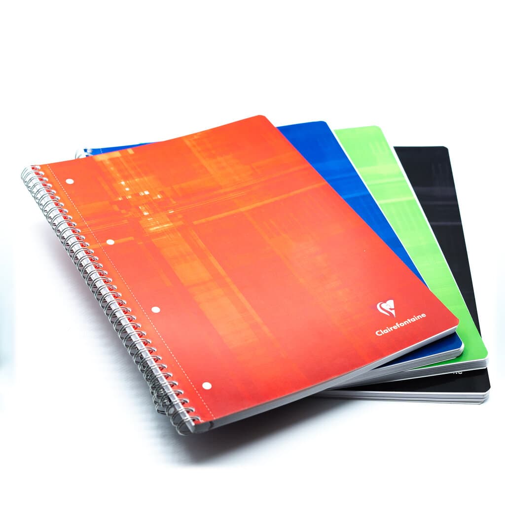 Clairefontaine Notebook 100 pages with sypral binder