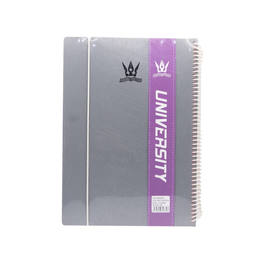 Notebook 150 pages with spiral binder