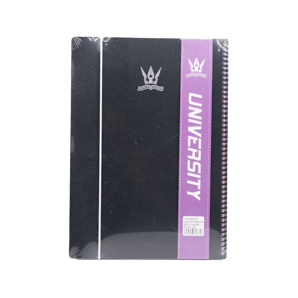 Notebook 150 pages with spiral binder