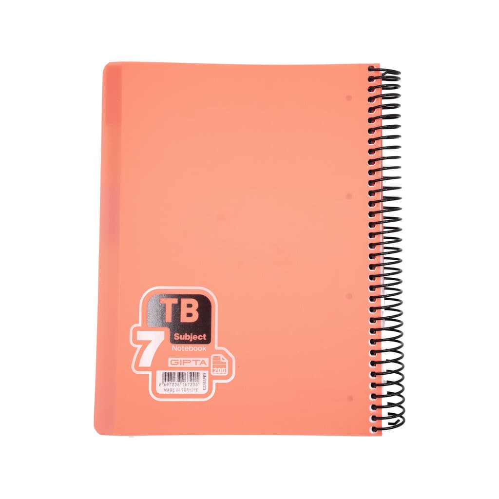 Gipta notebook with spiral binder
