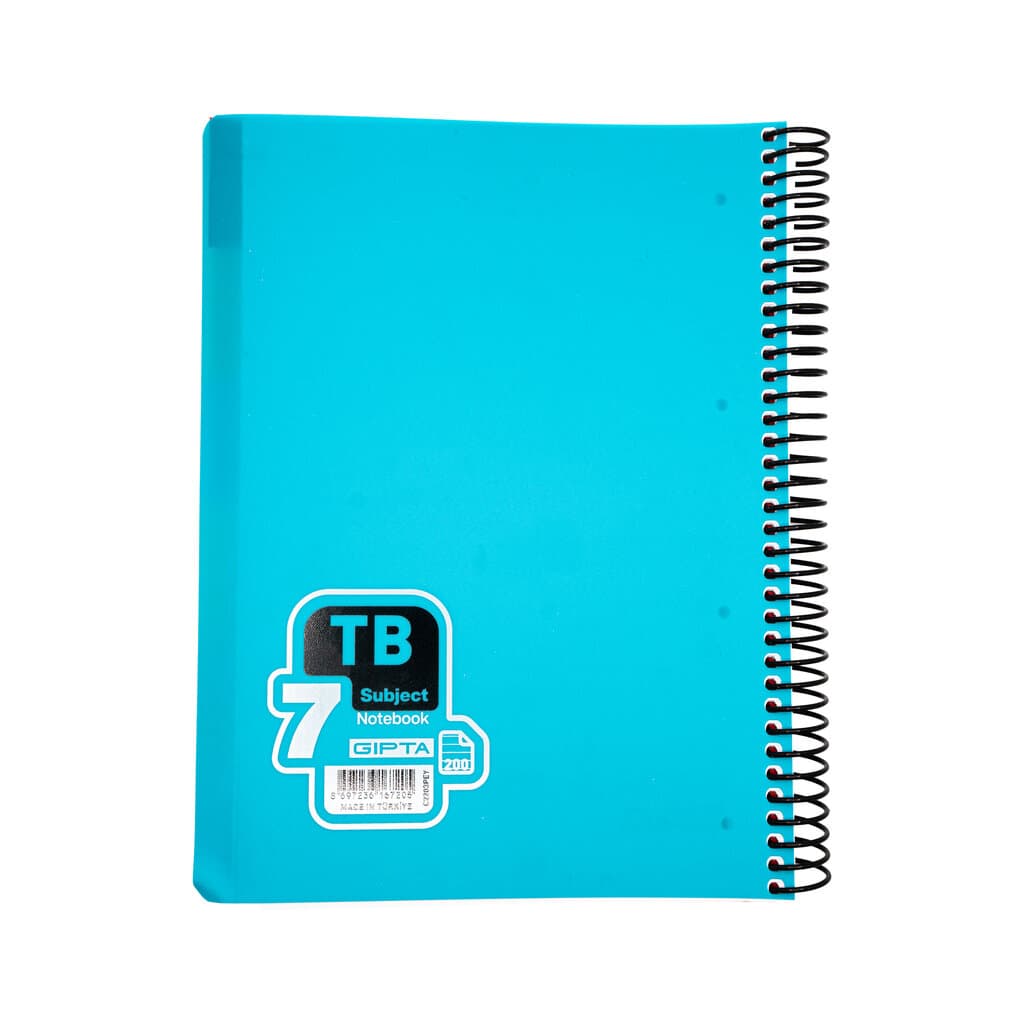 Gipta notebook with spiral binder