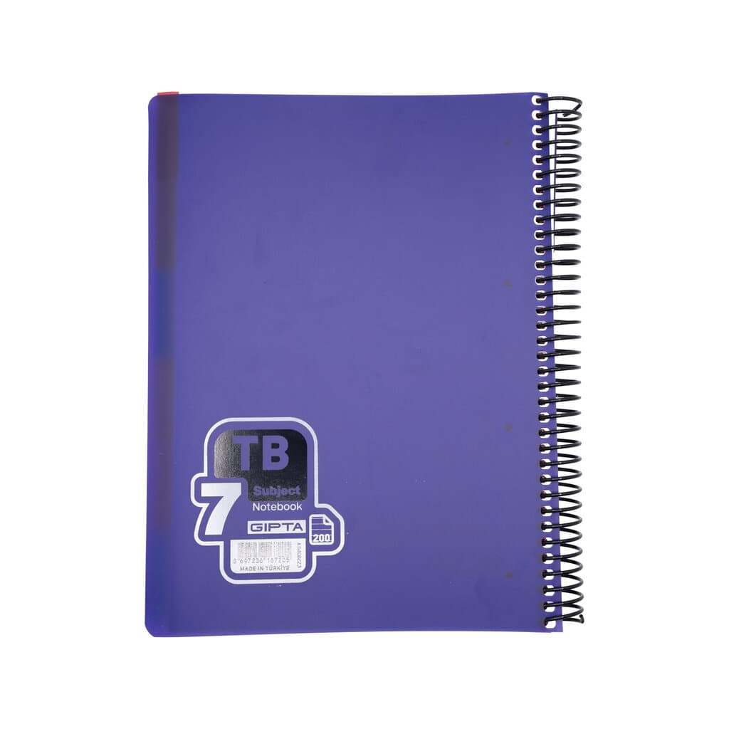 Gipta notebook with spiral binder