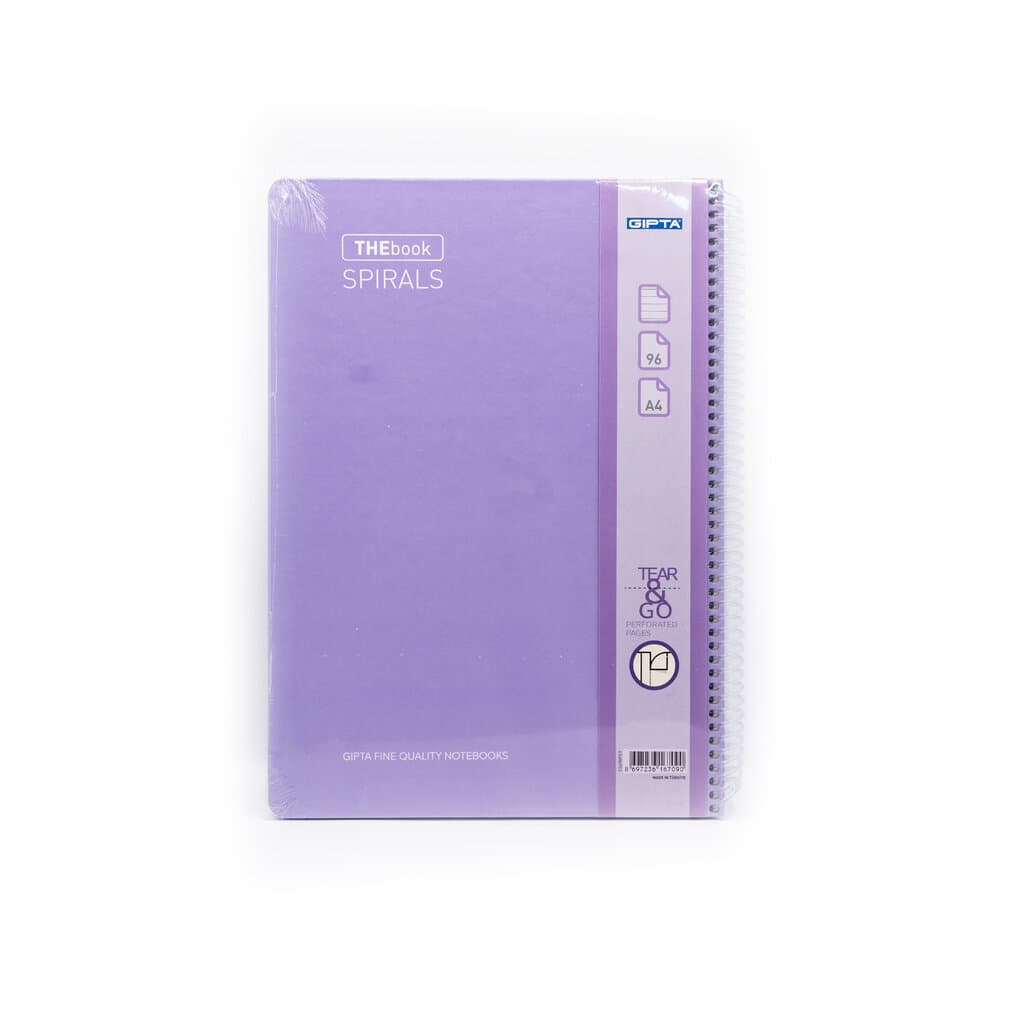 Gipta notebook with spiral binder