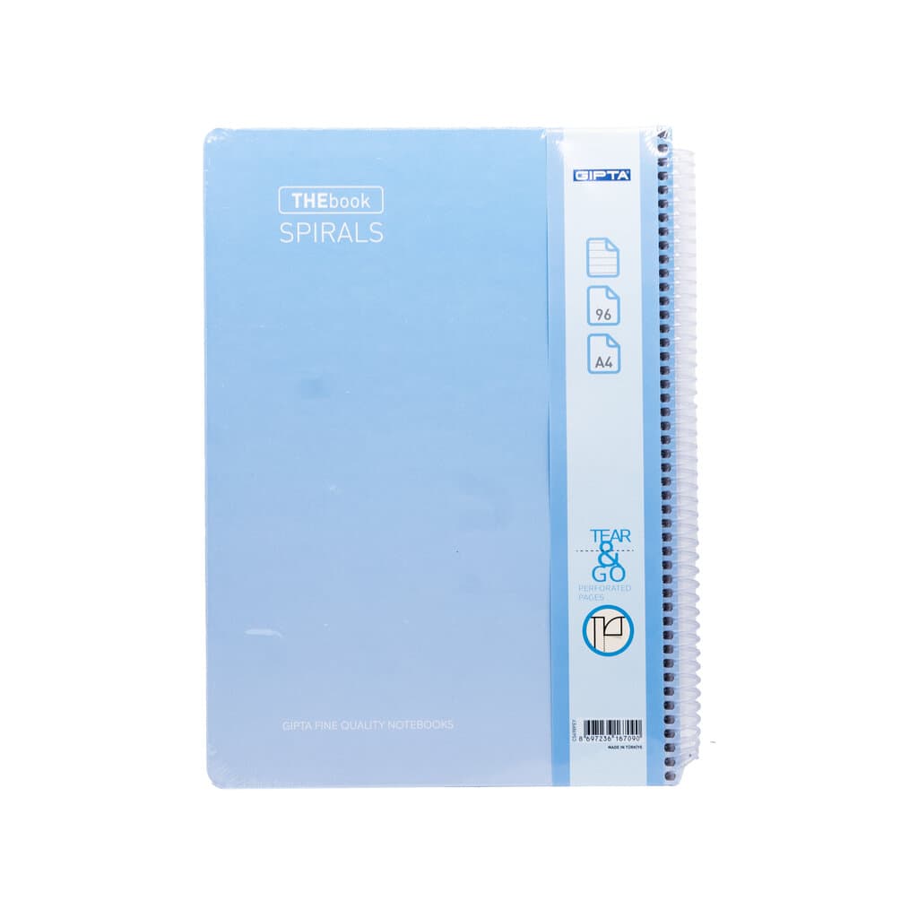 Gipta notebook with spiral binder